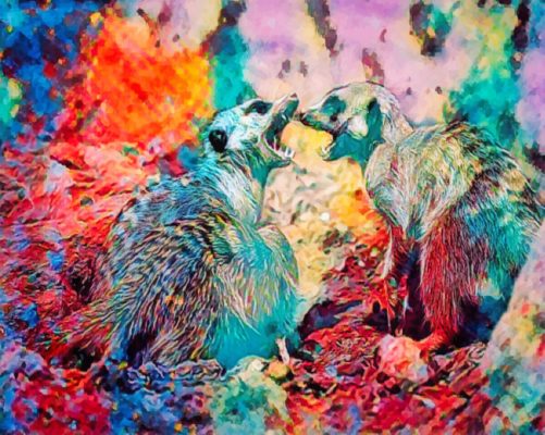 abstract-meerkats-paint-by-numbers