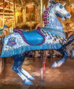 Carousel Horse Paint by numbers