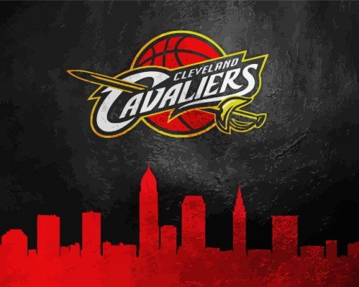 cavaliers-logo-paint-by-numbers