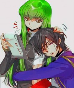 Cc And Lelouch Paint by numbers