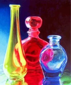 Colorful Bottles Paint by numbers