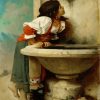 leon-bonnat-roman-girl-at-a-fountain-paint-by-numbers