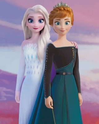 princess-elsa-anna-frozen-paint-by-numbers