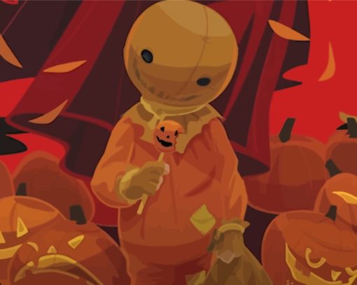 Trick r Treat Sam Doll Paint by numbers