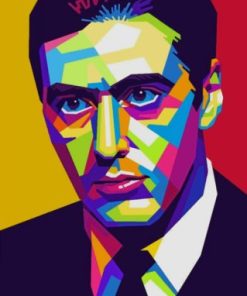 Michael Corleone Pop Art paint by numbers