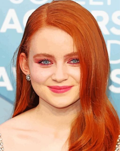 American Actress Sadie Sink Paint By Numbers