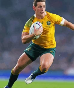 Aust Rugby Bernard Foley Paint By Numbers