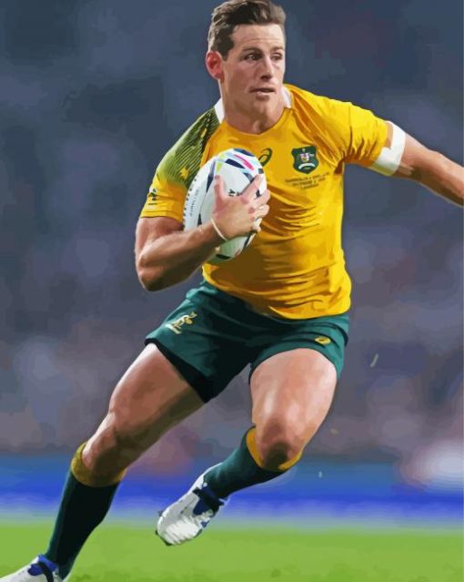 Aust Rugby Bernard Foley Paint By Numbers