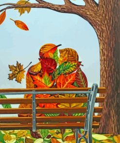 Autumn Leaves Couple Paint By Numbers