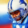 Barry Sanders Detroit Lions Paint By Numbers