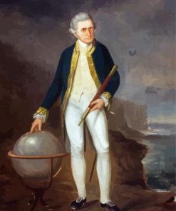 British Captain James Cook Paint By Numbers