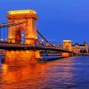 Budapest Evening Bridge Paint By Numbers