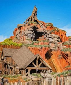 Critter Country Splash Mountain Paint By Numbers