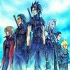 Final Fantasy VII Anime Characters Art Paint By Numbers