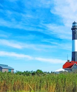 Fire Island Lighthouse Building Paint By Numbers