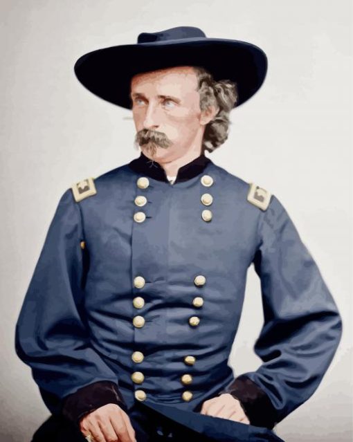 George Custer Paint By Numbers