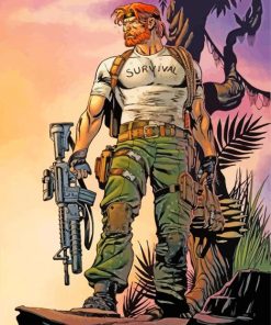 Gi Joe Character Paint By Numbers