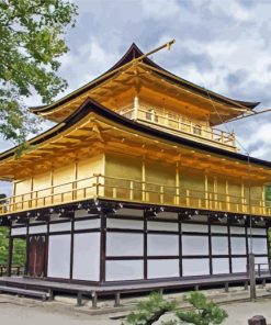 Golden Palace Japan Kinkaku Ji Paint By Numbers