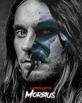 Jared Leto Morbius Poster Paint By Numbers