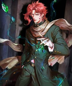 Jojos Bizarre Adventure Noriaki Kakyoin Paint By Numbers