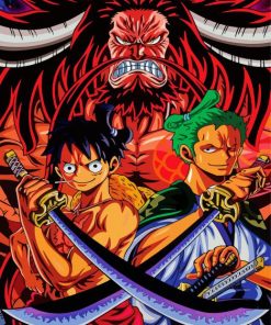 Kaido Zoro Luffy One Piece Paint By Numbers