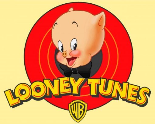 Looney Tunes Porky Pig Paint By Numbers