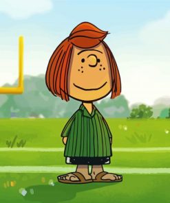 Peppermint Patty The Peanuts Animation Paint By Numbers