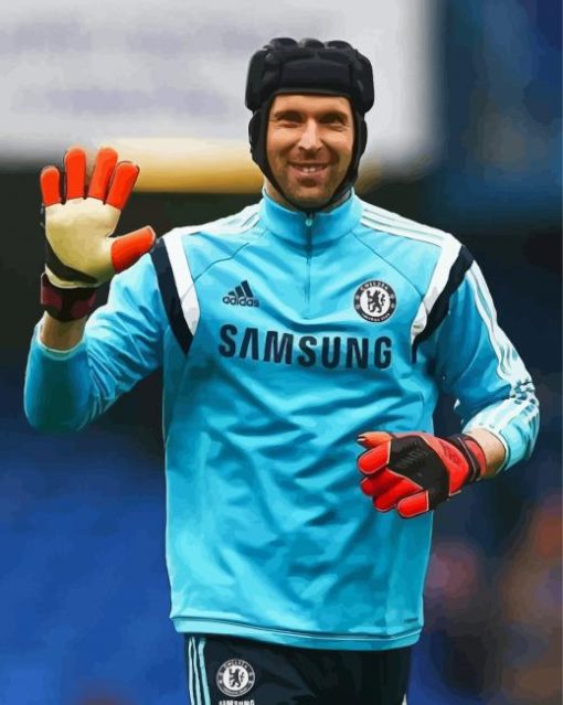 Petr Cech Football Player Paint By Numbers