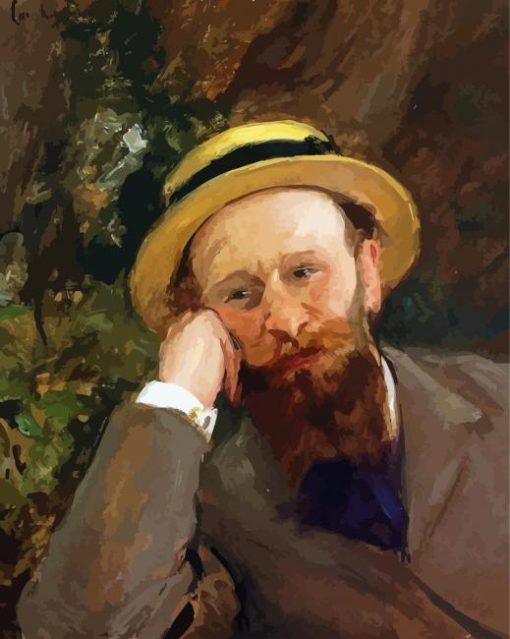 Portrait Of Édouard Manet By Carolus Duran Duran Paint By Numbers