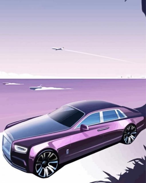 Purple Phantom Car Paint By Numbers