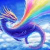 Rainbow Dragon Paint By Numbers