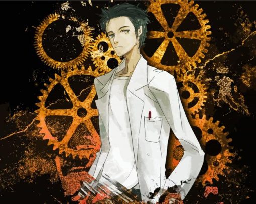 Rintaro Okabe From Steins Gate Anime Paint By Numbers