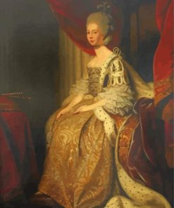 Royal Queen Charlotte Sophia Paint By Numbers