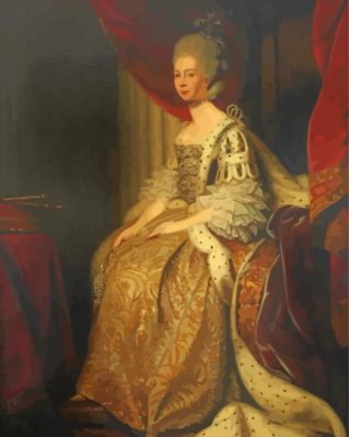 Royal Queen Charlotte Sophia Paint By Numbers