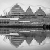 Sage Gateshead River Tyne Reflection Paint By Numbers