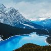 Snowy Mountains Peyto Lake Paint By Numbers