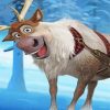 Sven Frozen Cartoon Character Paint By Numbers