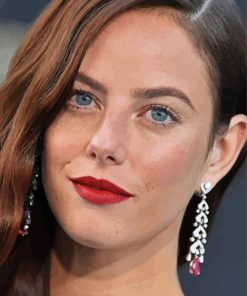 The Actress Kaya Scodelario Paint By Numbers