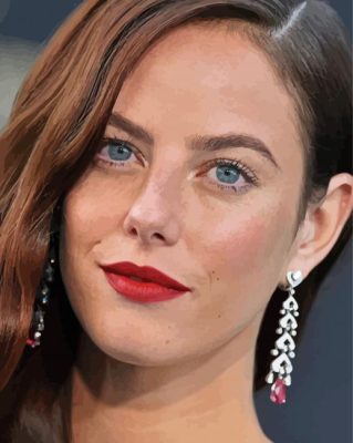 The Actress Kaya Scodelario Paint By Numbers