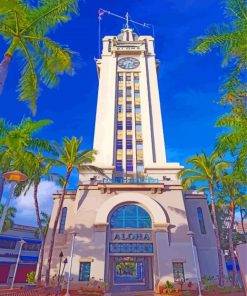 The Aloha Tower Paint By Numbers