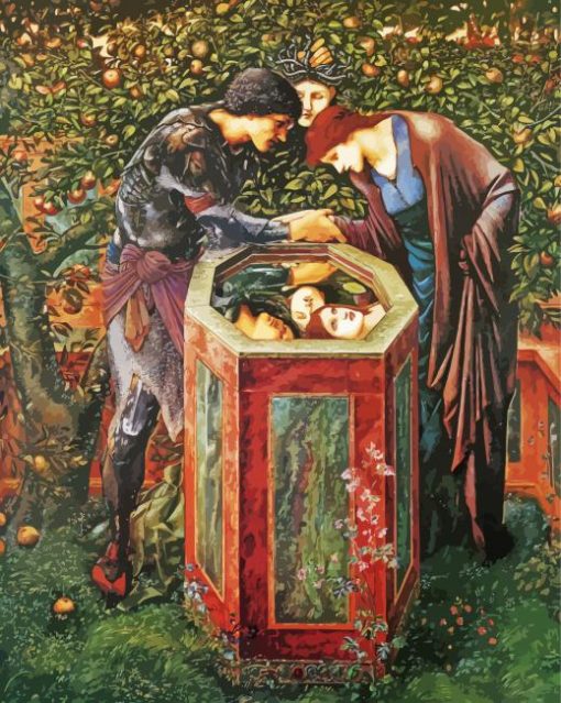 The Baleful Head Burne Jones Paint By Numbers