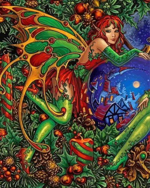 The Christmas Fairy Paint By Numbers