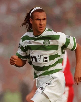 The Football Player Henrik Larsson Paint By Numbers