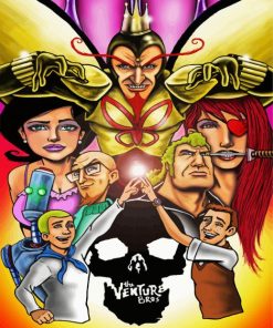 The Venture Bros Paint By Numbers