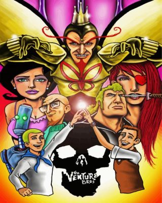 The Venture Bros Paint By Numbers