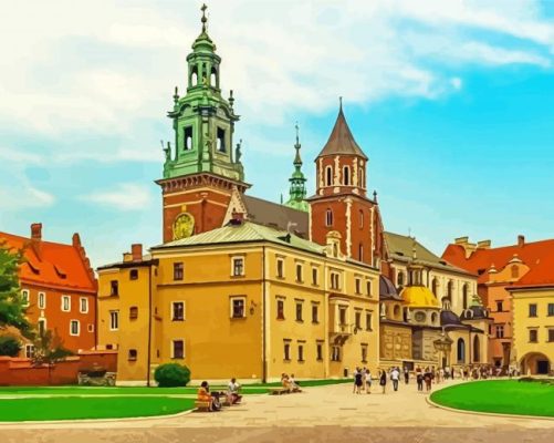 Wawel Royal Castle Paint By Numbers