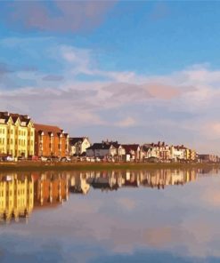 West Kirby Buildings Reflection Paint By Numbers