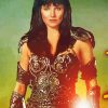 Xena Warrior Princess Movie Poster Paint By Numbers