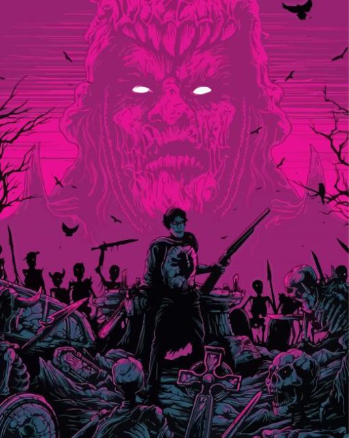 Army Of Darkness Poster Art Paint By Numbers