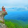 Couple On Blowing Rock Paint By Numbers